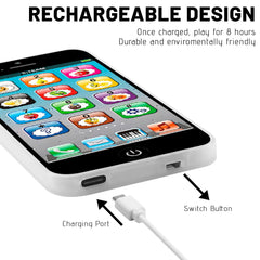 Wolmund Toy Learning Phone in piano mode to cultivate rhythm and sound awareness