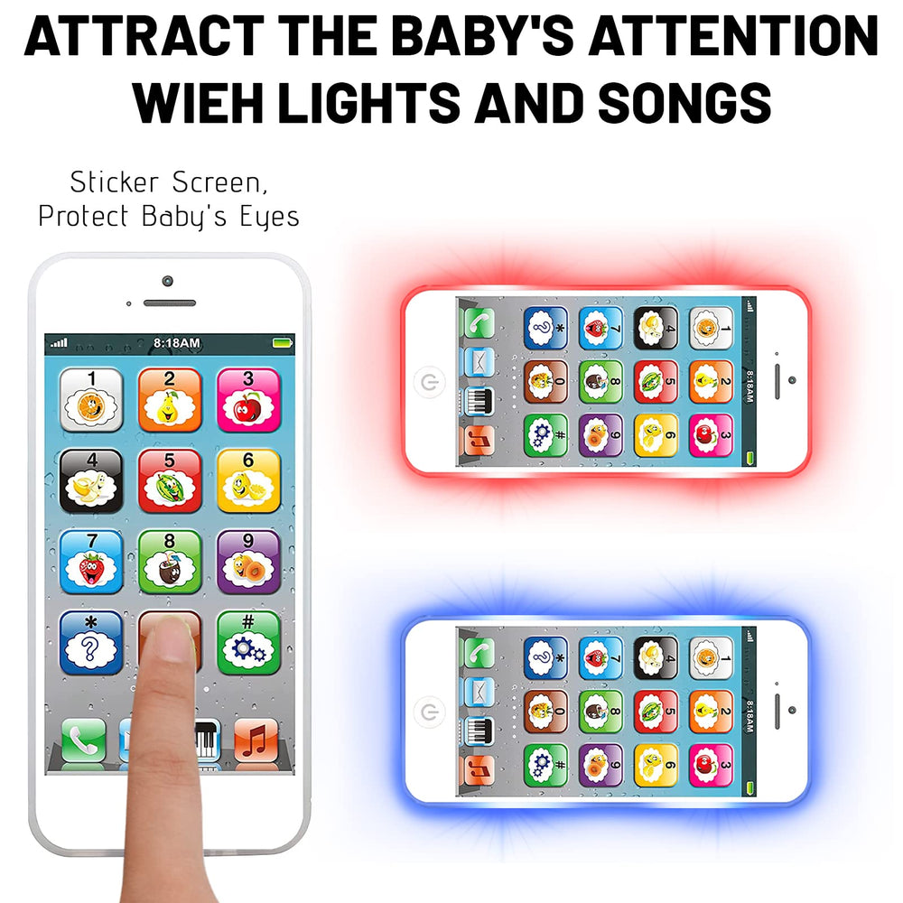 Wolmund toy phone ABS material ensures safe, durable use during play.