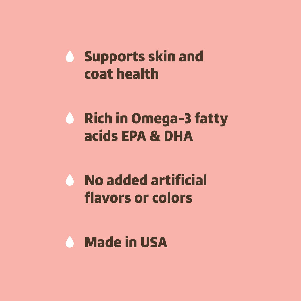 Wonder Bound Salmon Oil label highlighting omega-3 richness