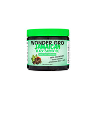 Wonder Gro Jamaican Black Castor Oil Hair Grease bottle pouring for hydration