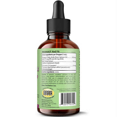 Wonder Paws Milk Thistle dropper dispensing drops into dog food for daily use.