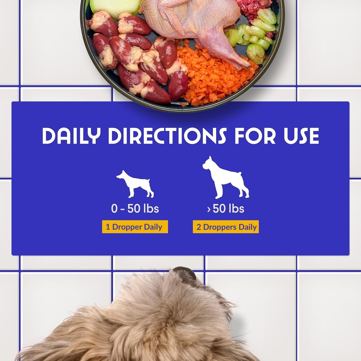 Wonder Paws Milk Thistle showcases EPA and DHA for heart and brain support.