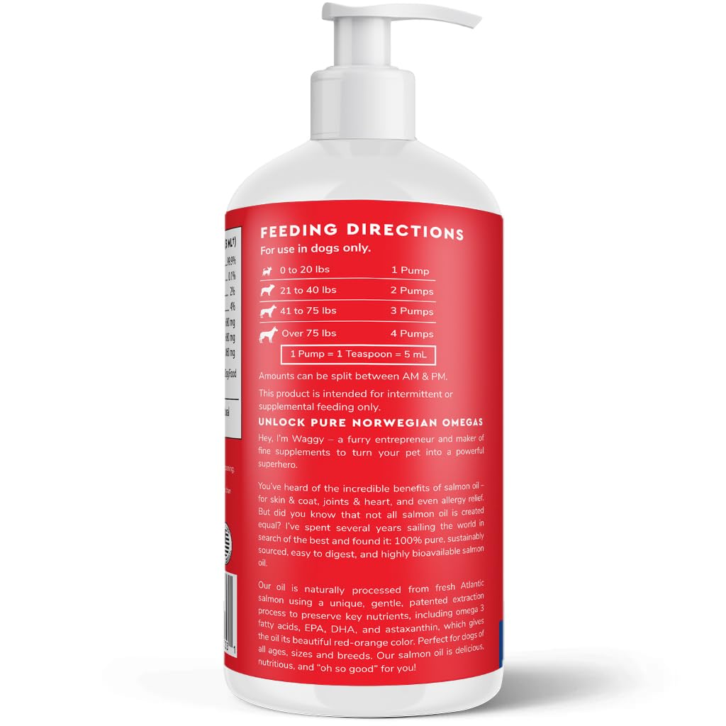 Wonder Paws NASC-certified salmon oil ensures safety.