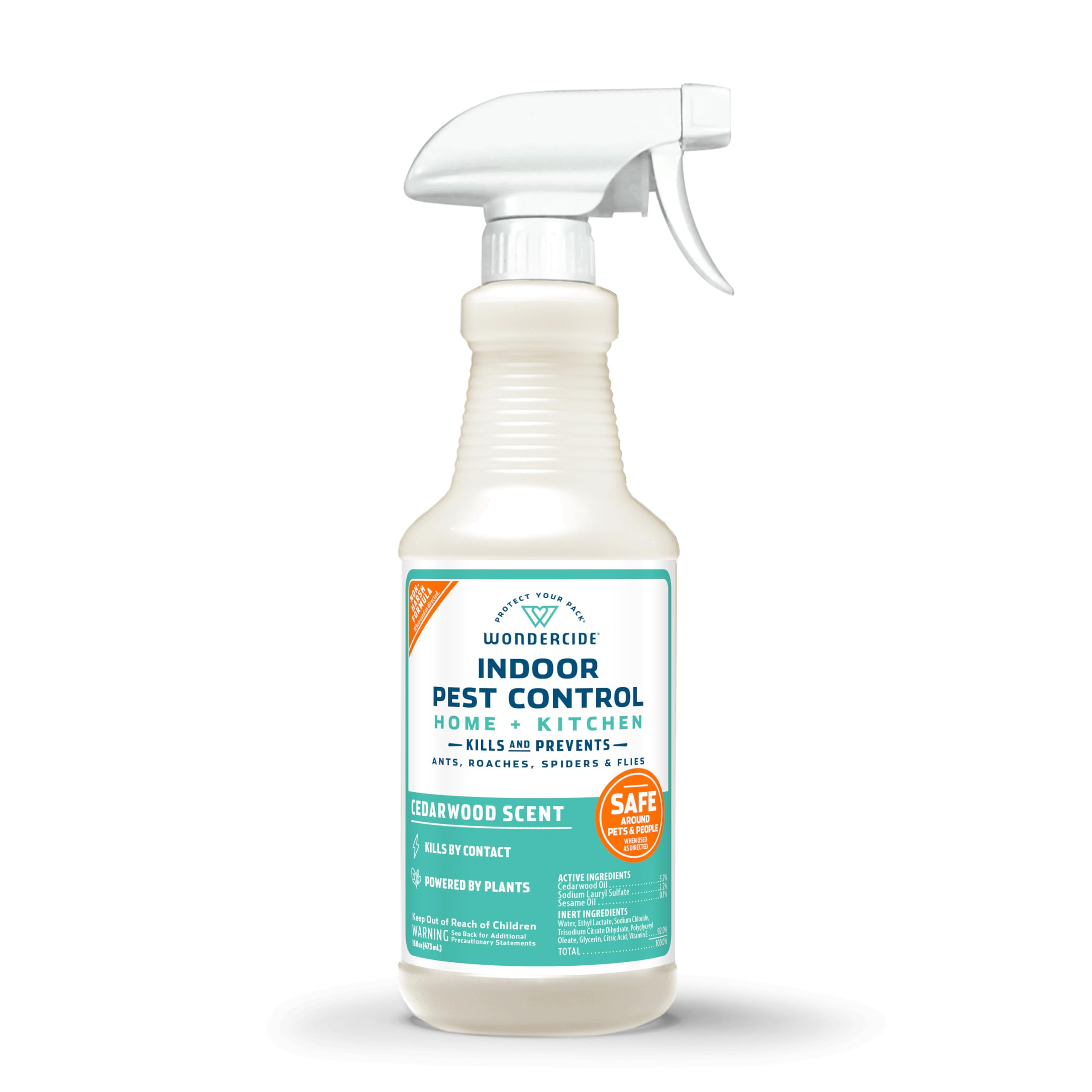 Wondercide Cedarwood spray bottle for indoor use that helps kill and repel pests