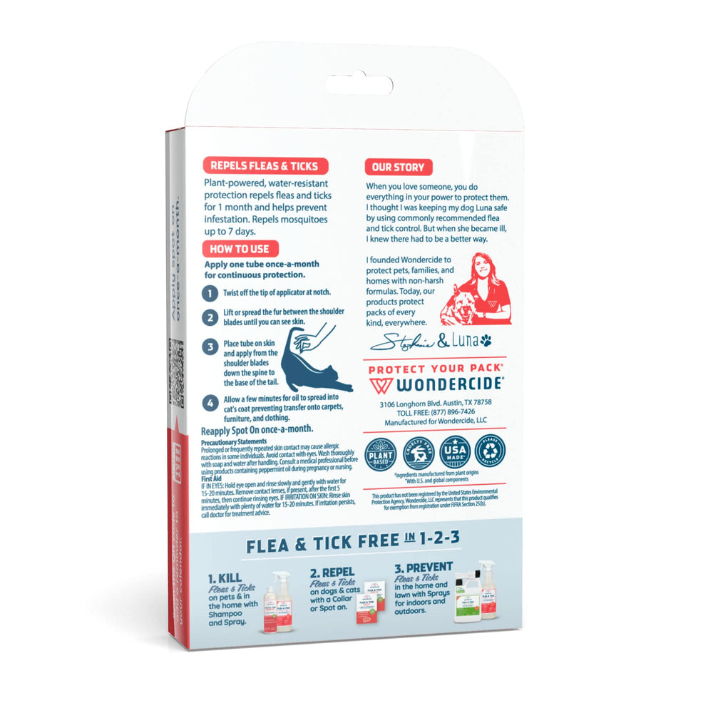 Wondercide three-month supply package offers ongoing flea and tick prevention.