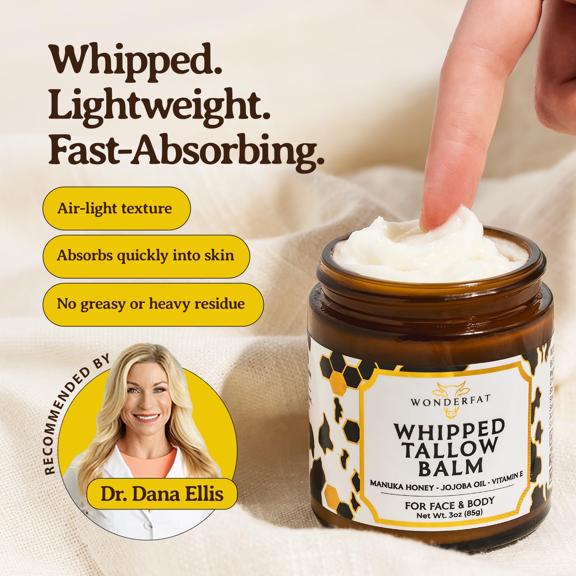 Wonderfat 3 oz packaging ready for daily use.