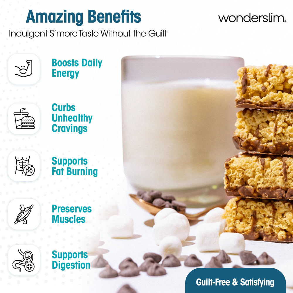 WonderSlim bars are low sugar and low carb for mindful snacking.