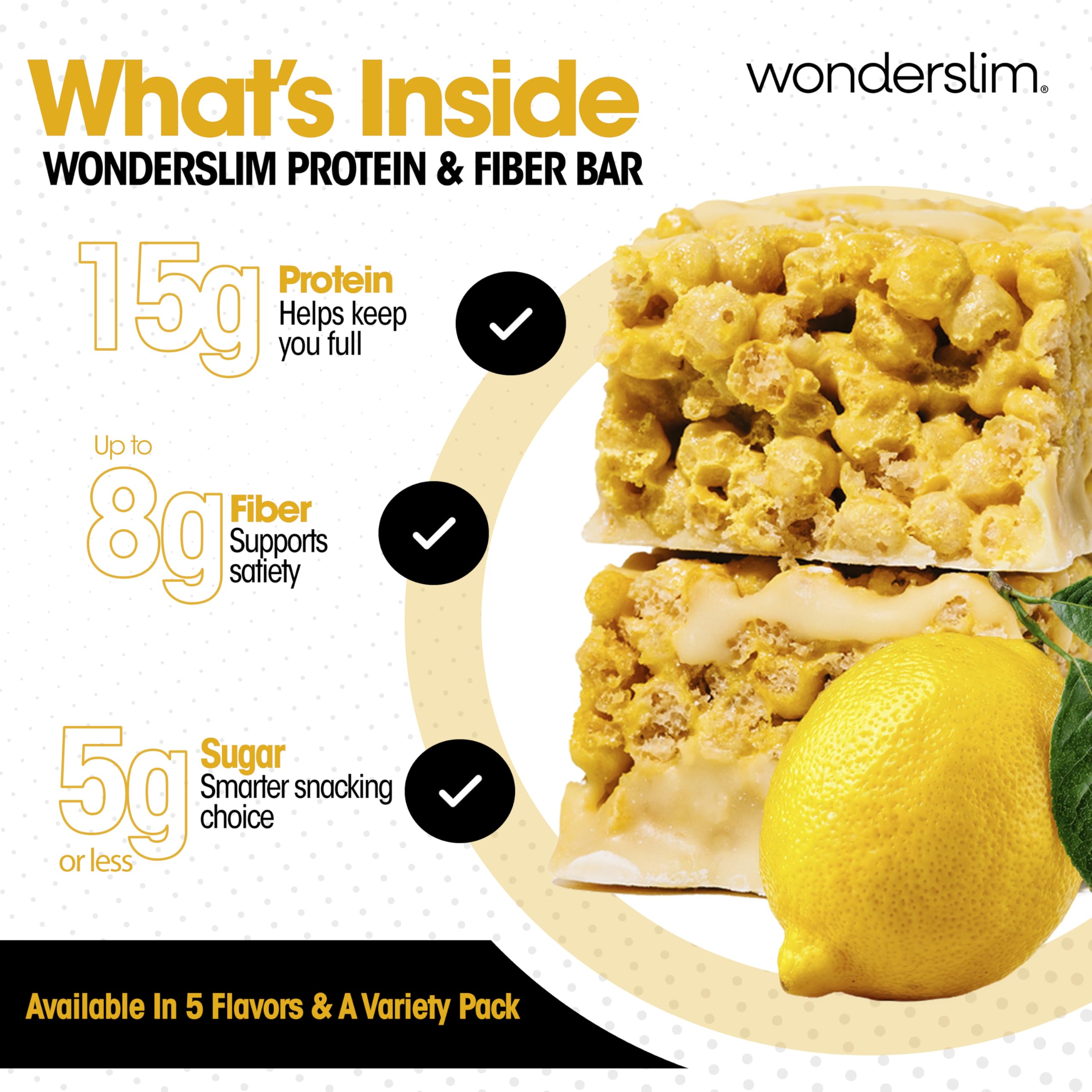 WonderSlim on-the-go snack in bag emphasizes easy energy support.
