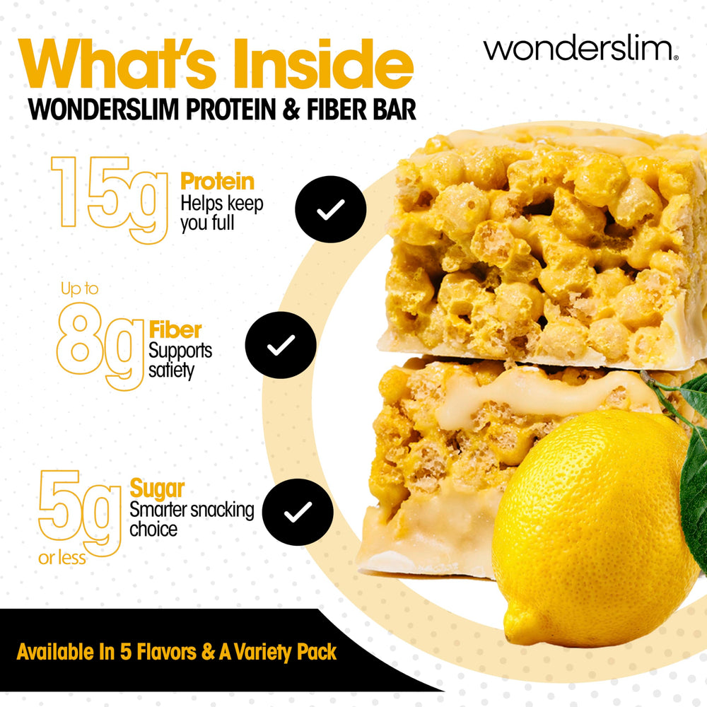 WonderSlim on-the-go snack in bag emphasizes easy energy support.