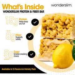 WonderSlim on-the-go snack in bag emphasizes easy energy support.
