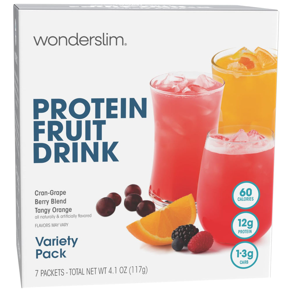 WonderSlim Protein Drink bottle, keto-friendly and perfect for on-the-go hydration.