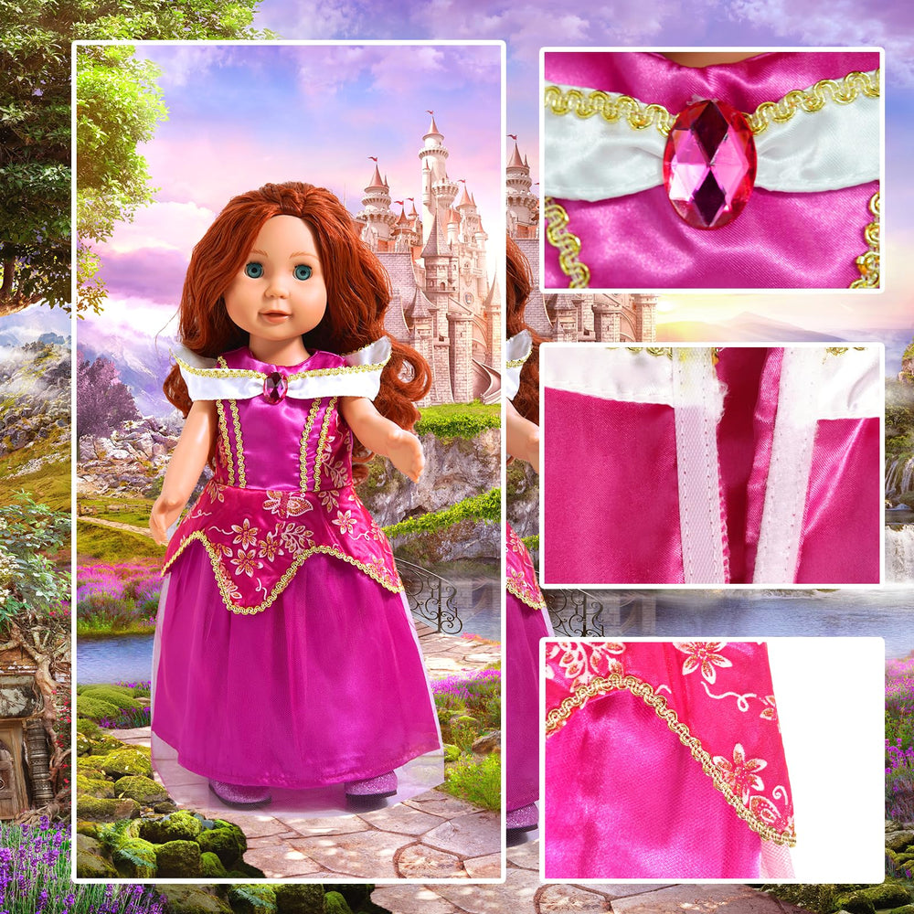 WONDOLL reinforced stitching provides long-lasting princess outfits for repeat wear