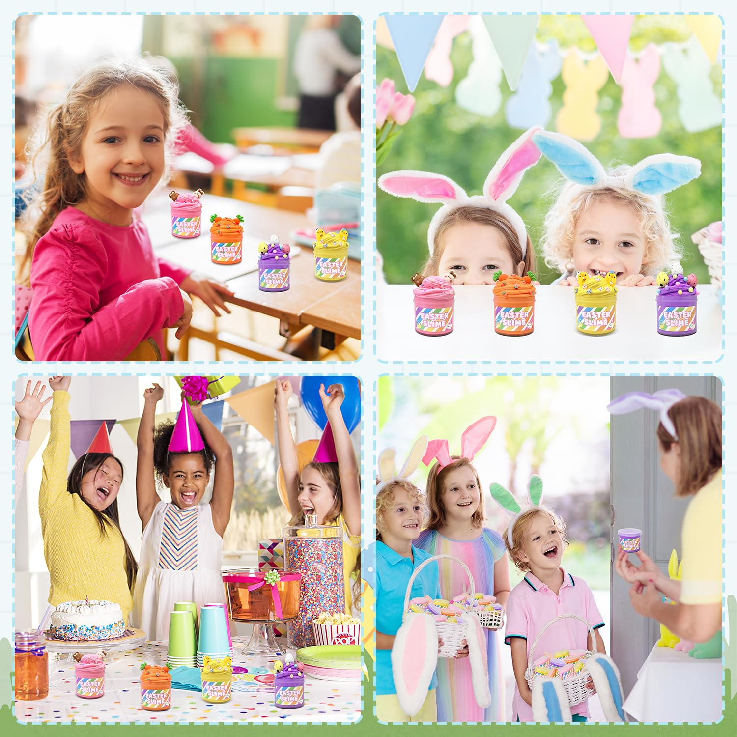 Wondrus Easter decorative add-ins to enhance baskets and crafts.