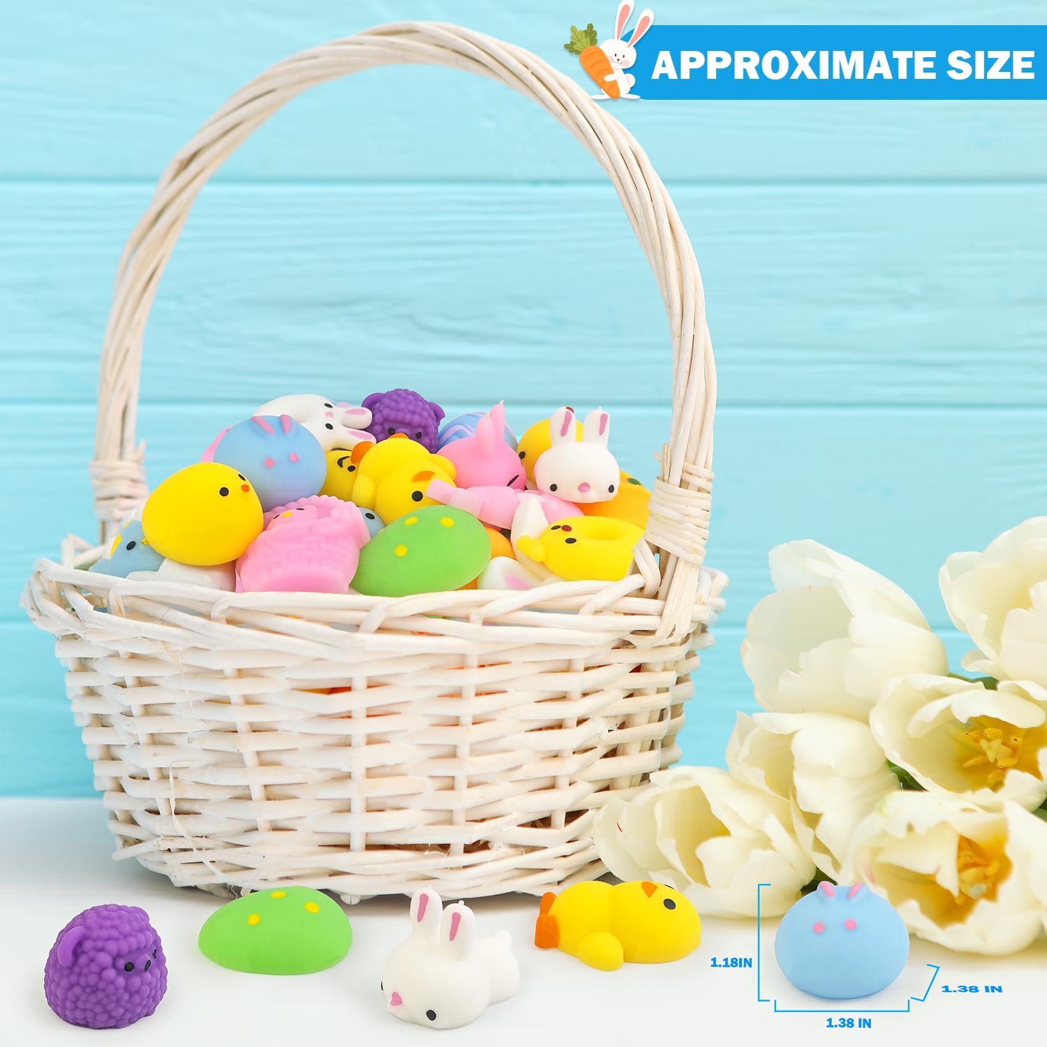 Wondrus Easter Mochi Squishies eggs provide a candy-free surprise for egg hunts.