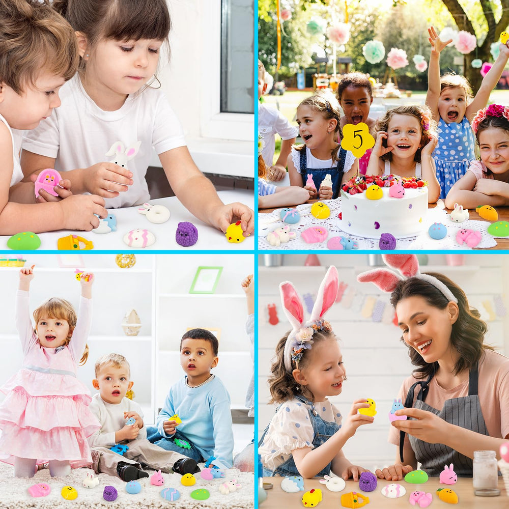 Wondrus Easter Mochi Squishies party-favors provide versatile kid-friendly fun.