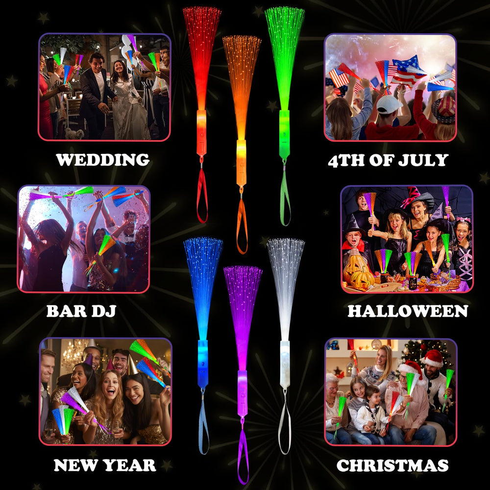 Wondrus glow sticks in orange glow for energetic daytime parties