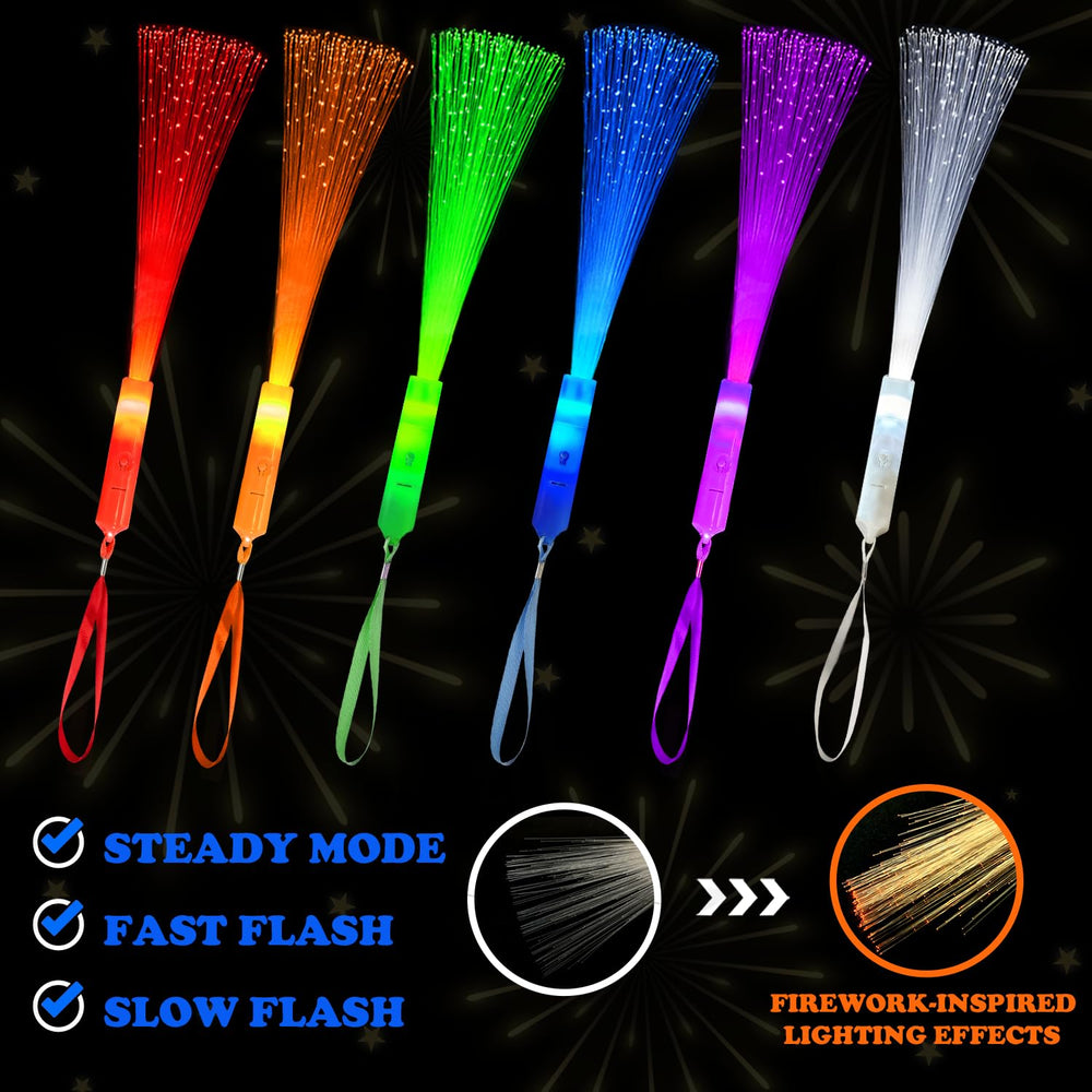 Wondrus glow sticks in purple glow for festive celebrations