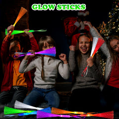 Wondrus glow sticks in white glow for ambient night events and weddings