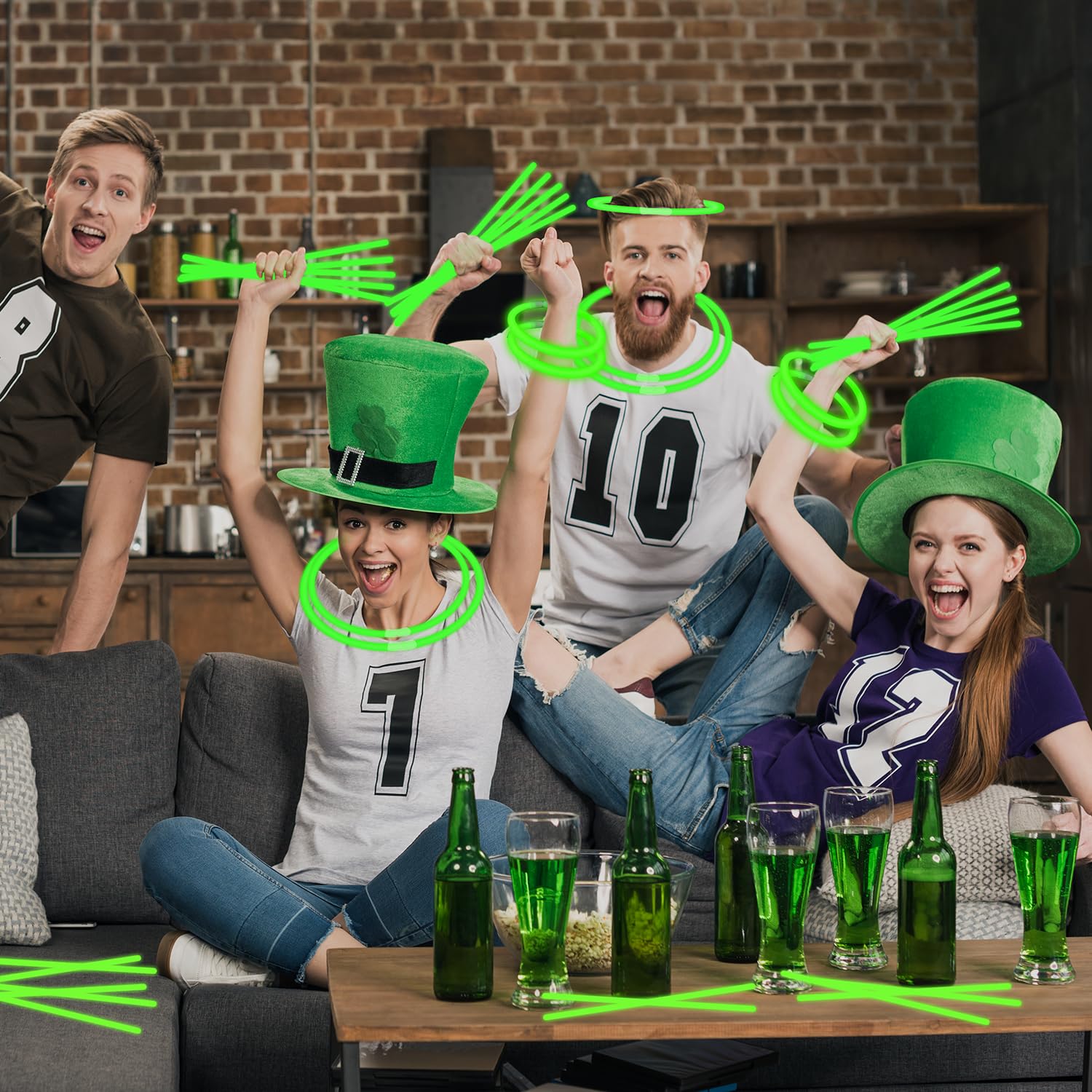 Wondrus neon glow necklaces provide radiant wearable lighting for family gatherings.