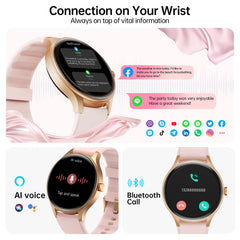 WONELIGO pink silicone band offers comfortable all-day wear
