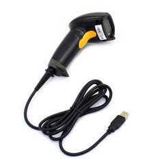 WoneNice USB laser barcode scanner front view for fast retail scans.