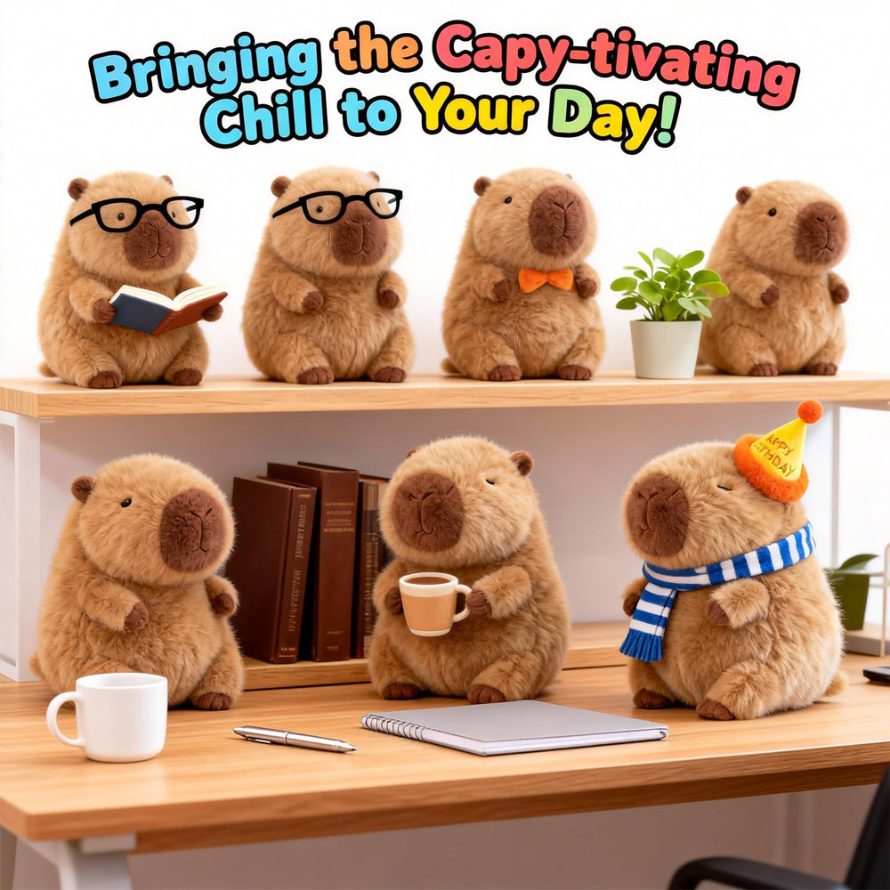 Wonfirang Capybara care tips help keep plush soft
