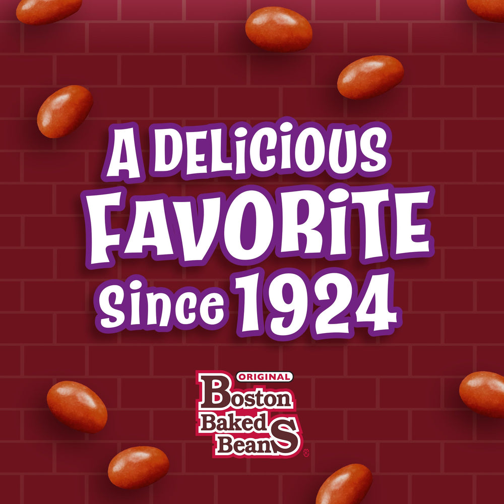 Share-size Wonka Boston Baked Beans box invites gathering