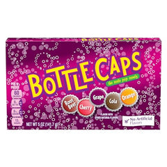 Wonka Bottle Caps nostalgic heritage evokes childhood memories while tasting timeless soda-inspired notes.