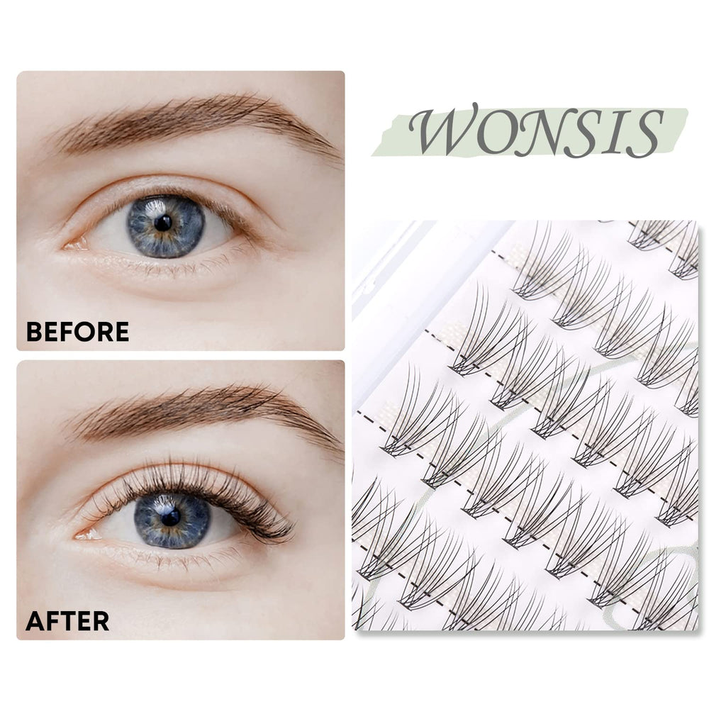 WONSIS DIY salon lashes kit supports professional and home use.