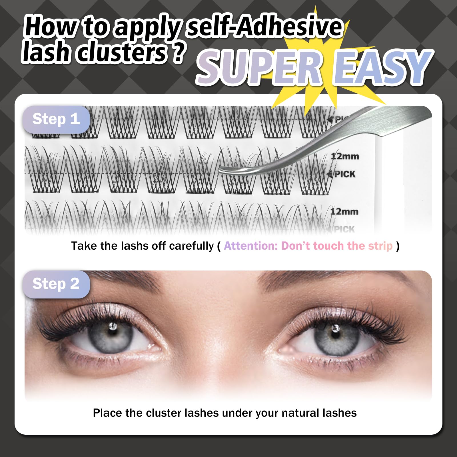 WONSIS lashes offer residue-free removal for comfortable wear.