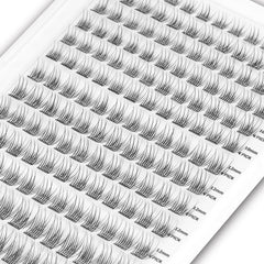 WONSIS lashes strip close-up shows 8mm natural length for daily looks.