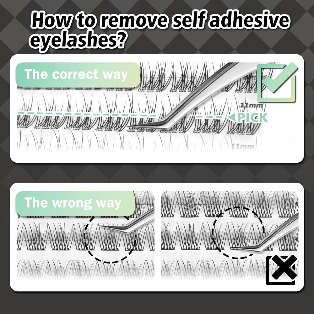 WONSIS upgraded adhesive lashes hold up to 48 hours in real-life wear.