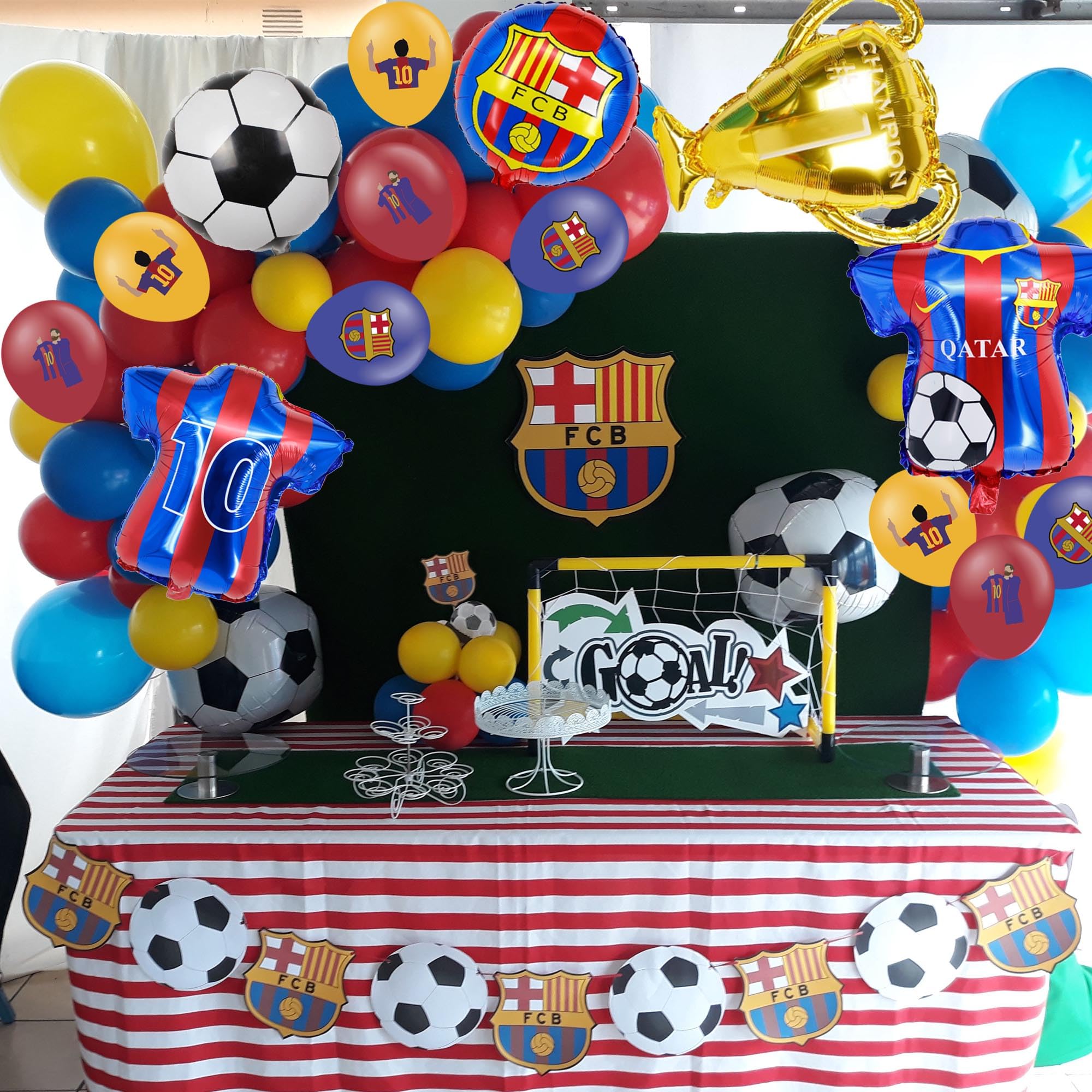 WOOACME Messi themed party supplies for football fans