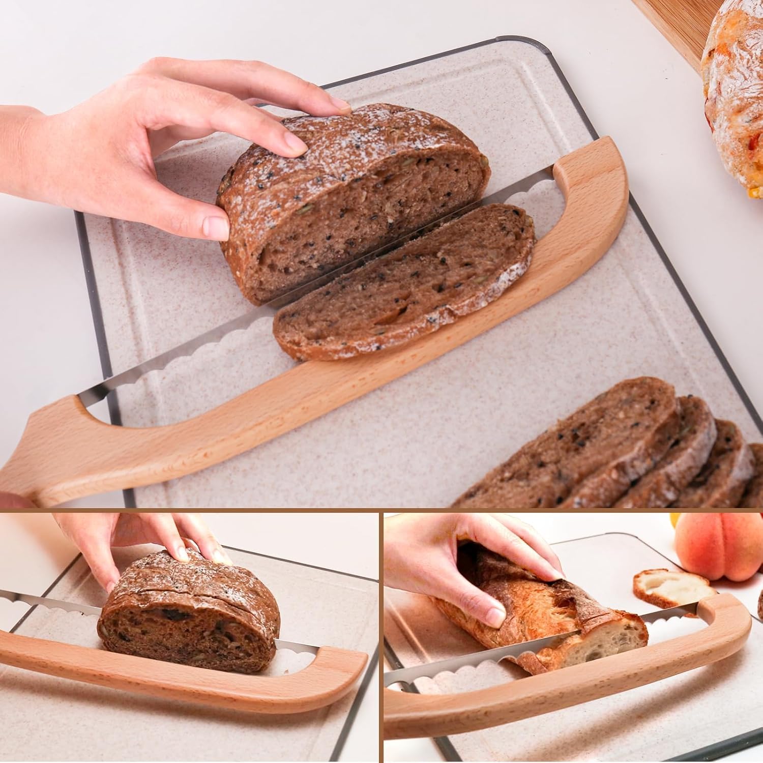 Woodever dual-pack bread knife set offers value and reliability.