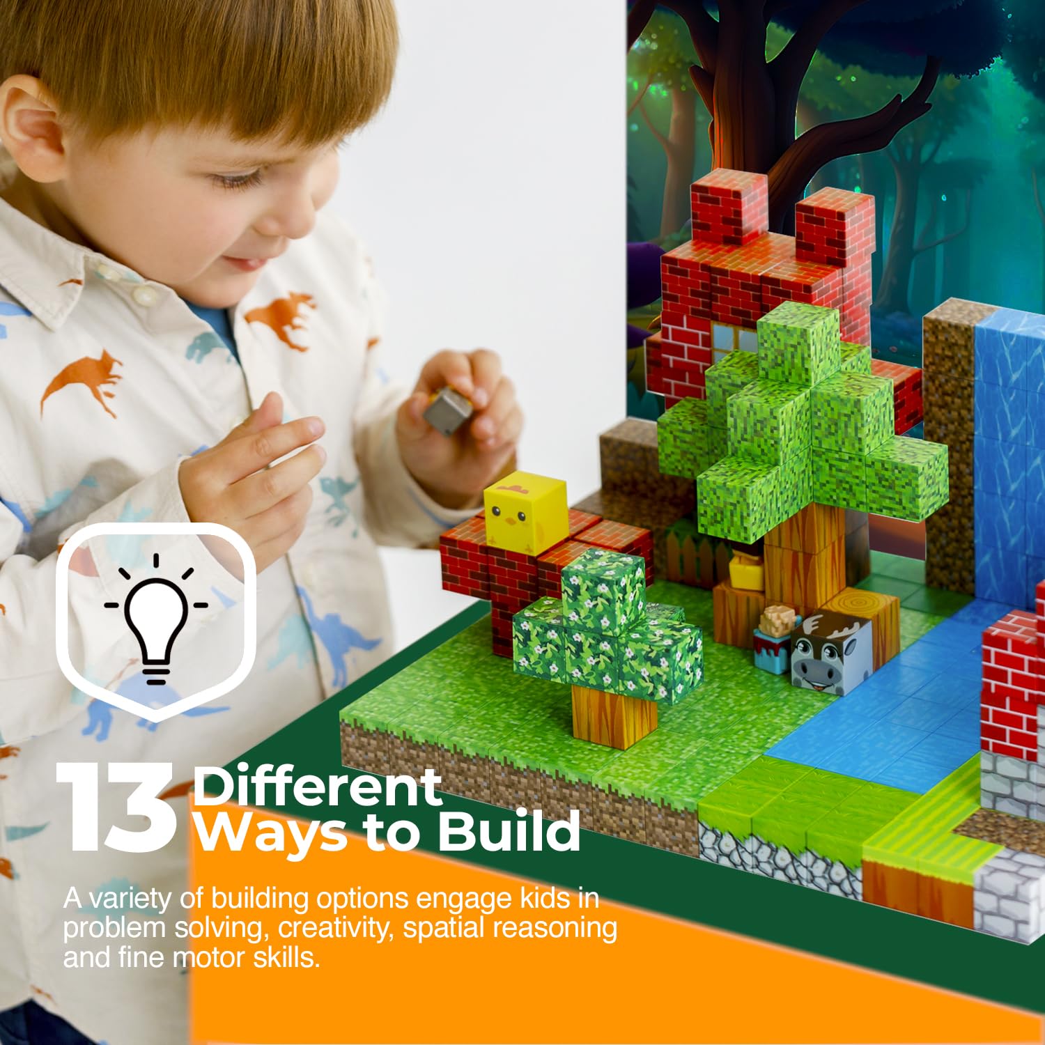 WoodnPlay age-inclusive blocks invite collaboration for ages 3-12