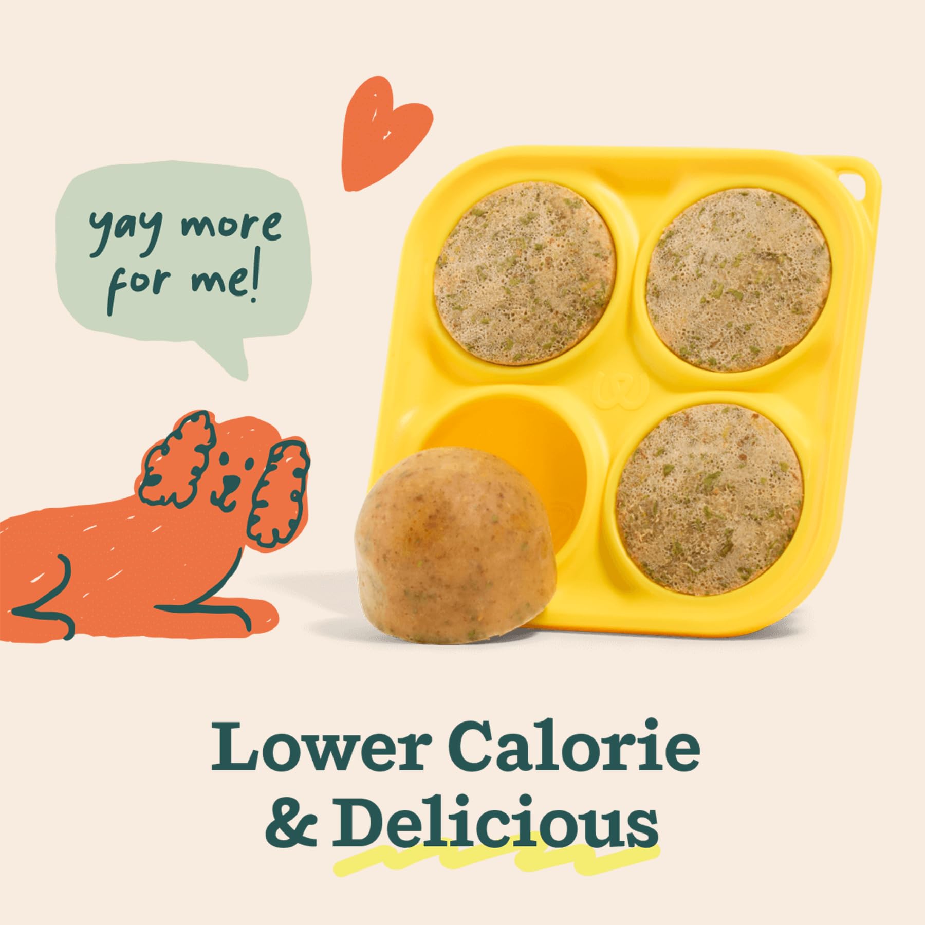 WOOF Pupsicle Mix grain-free ingredients support dog-safe nutrition