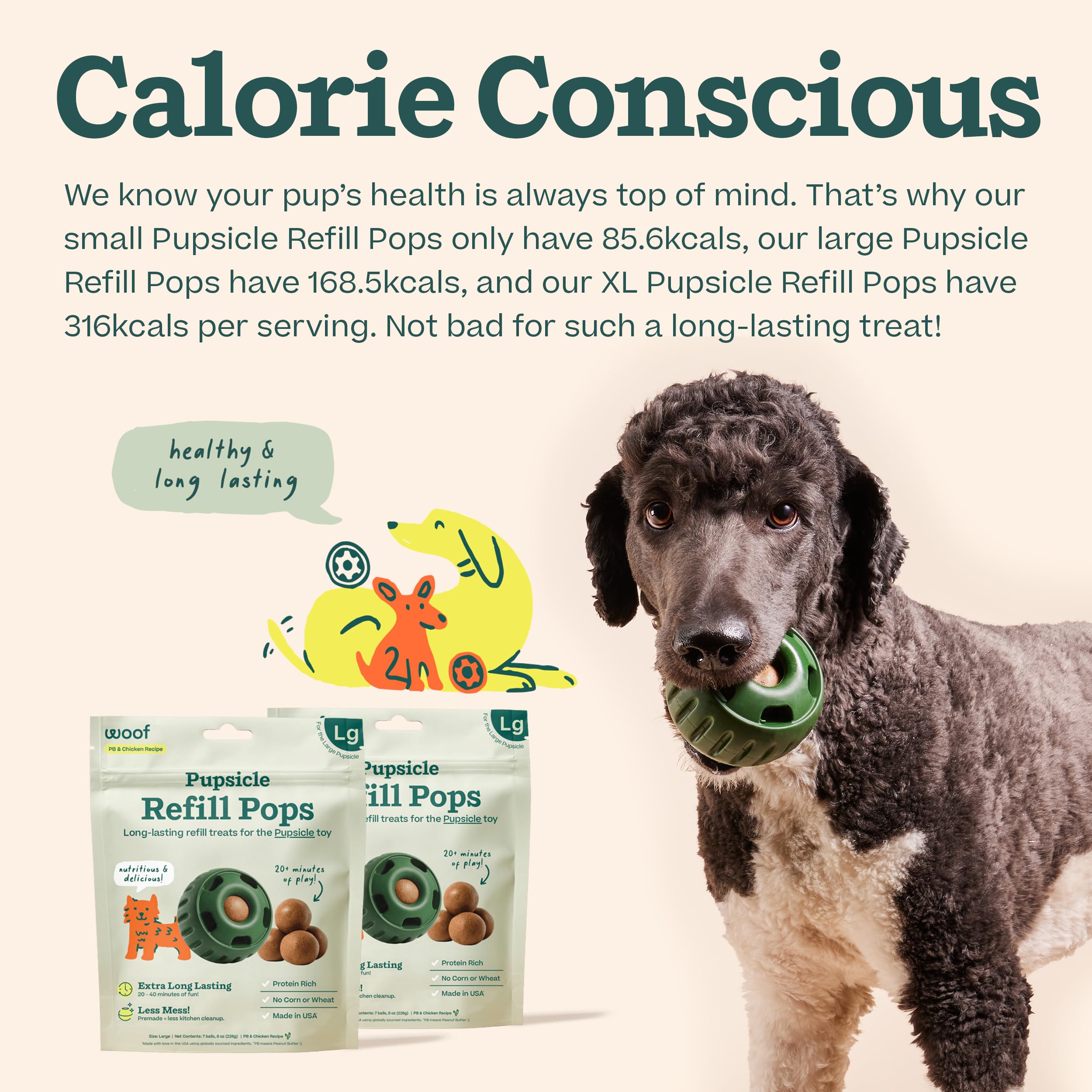 Shelf-stable dog treats ready for adventures without refrigeration.