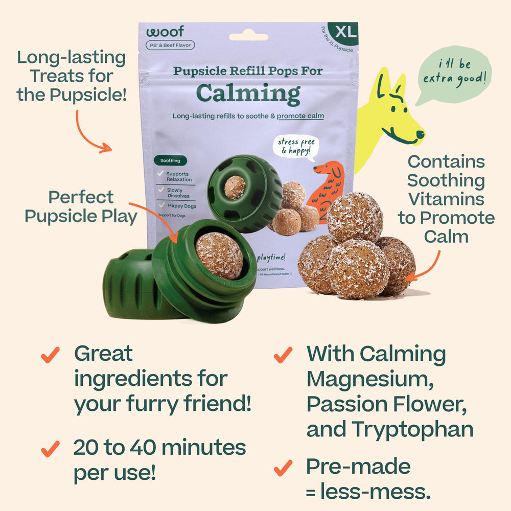 WOOF Pupsicle USA-made treats crafted with trusted ingredients.