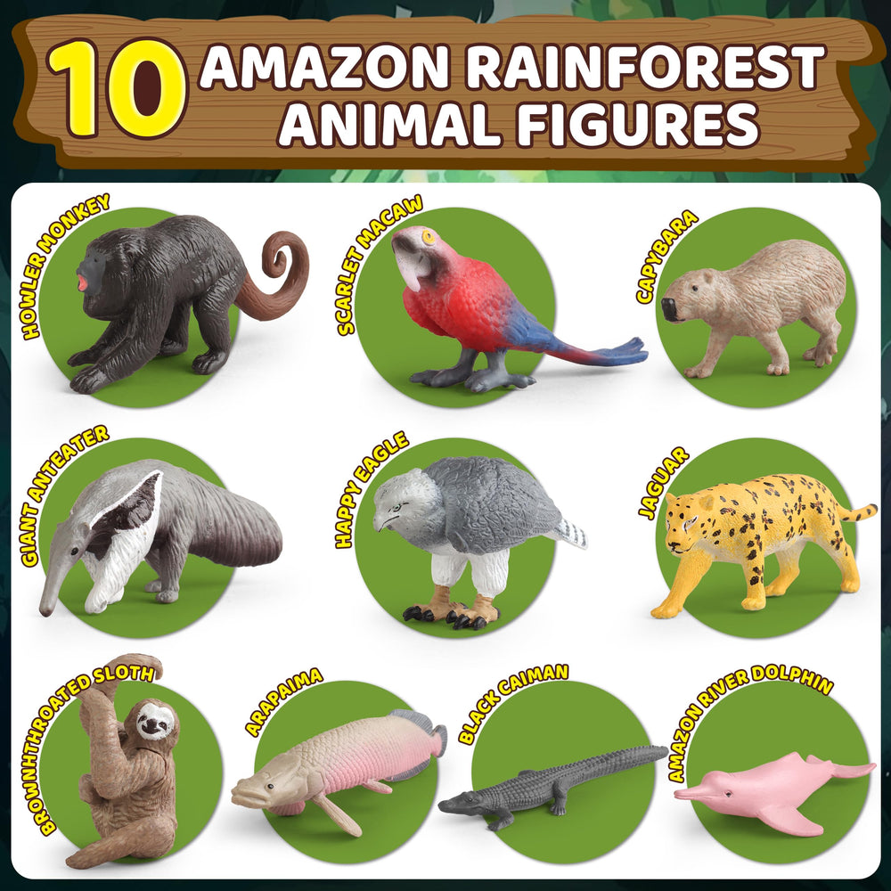Wookidel rainforest diorama guidebook supports learning during project work