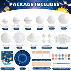 Wookidel Solar System Kit foam planet 1 vibrant color example