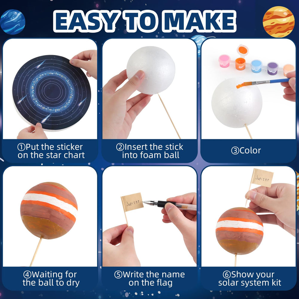 Wookidel Solar System Kit foam star detail for celestial displays