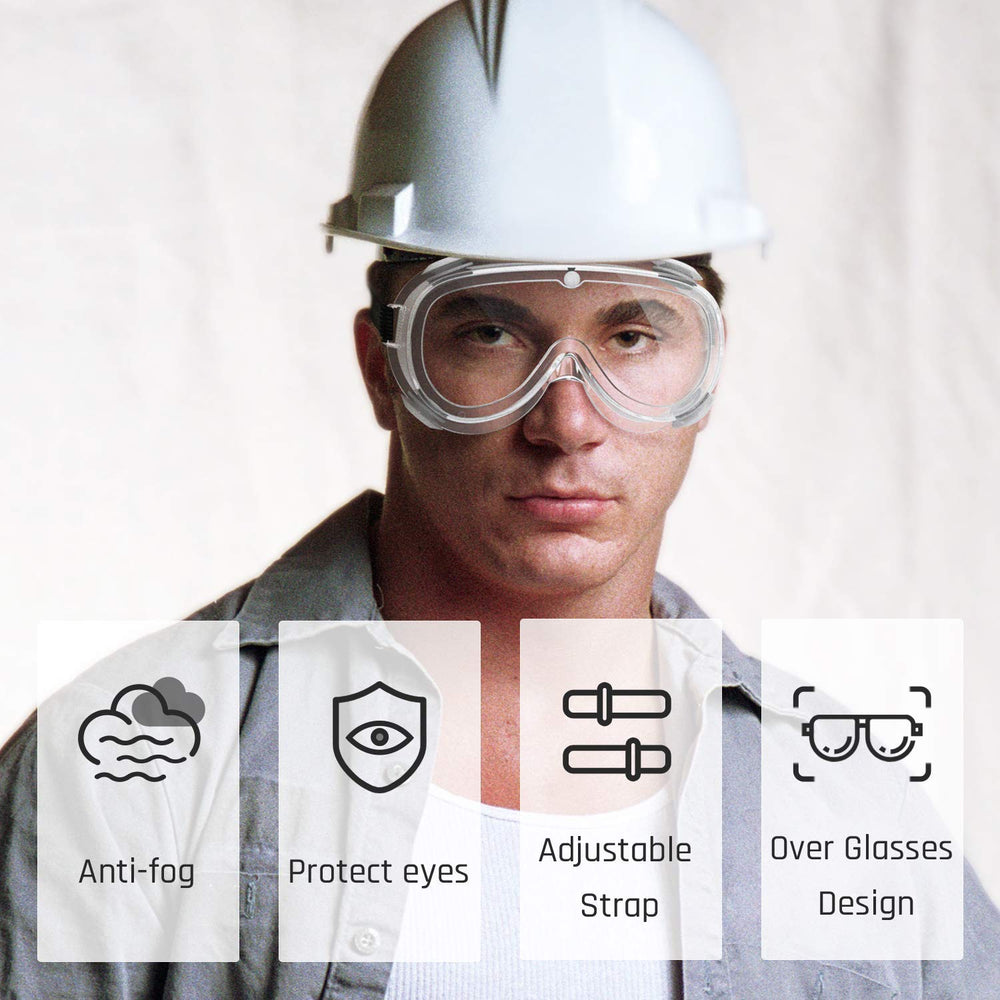 WOOLIKE clear lens offers wide field of view and safety.