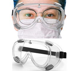 WOOLIKE safety goggles fit over prescription glasses for comfort.