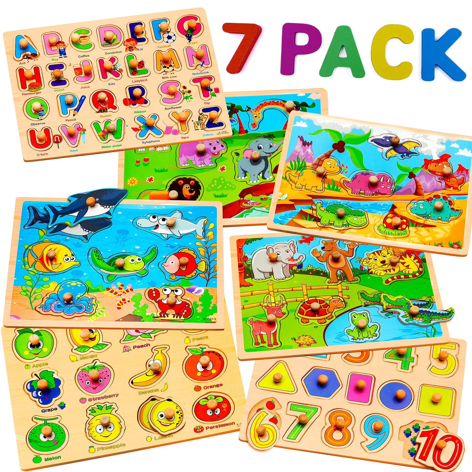 WOOODLIFY wooden alphabet puzzle pieces boost letter recognition and fine motor skills.