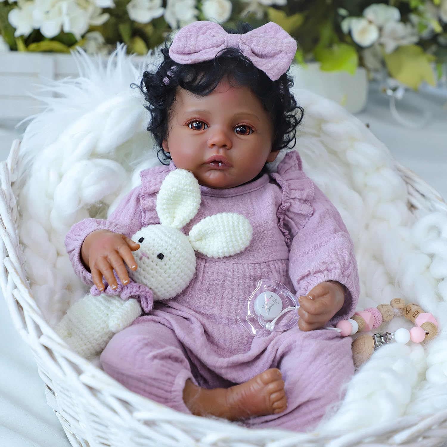 WOOROY soft cloth body and vinyl limbs enable gentle cuddling.