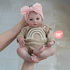 WOOROY Weighted cloth body enhances cuddling and real-life care pretend play.