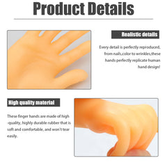 Woozettn flat hand style mini finger puppets for playful skits