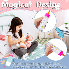 Woozettn pink storage bag to organize doll feeding accessories.
