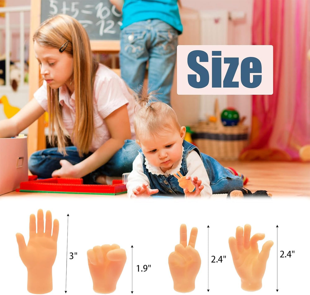 Woozettn premium rubber mini finger hands left and right for easy wear