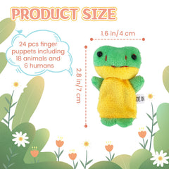 Woozettn soft velvet finger puppet material that feels gentle on small fingers.